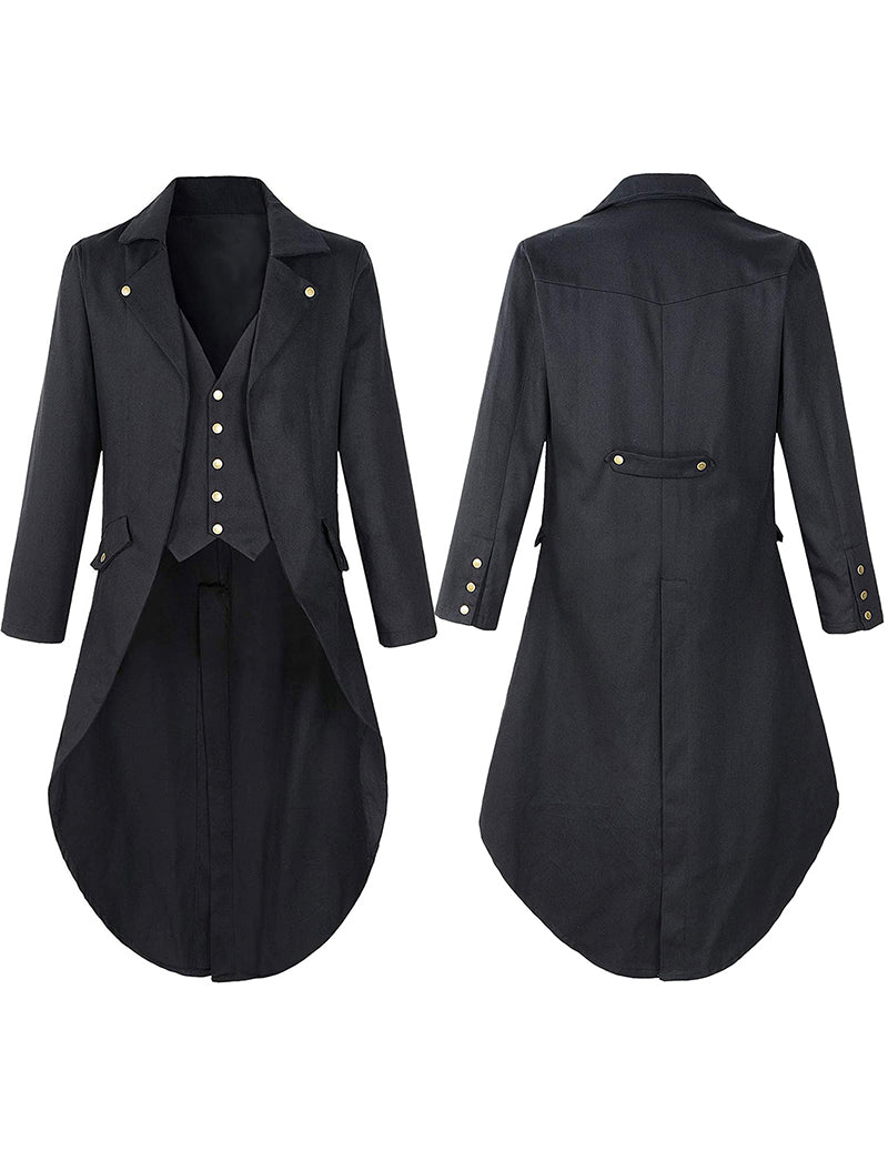 ekouaer-men-frack-kost-mjacke-steampunk-gothic-halloween image 5