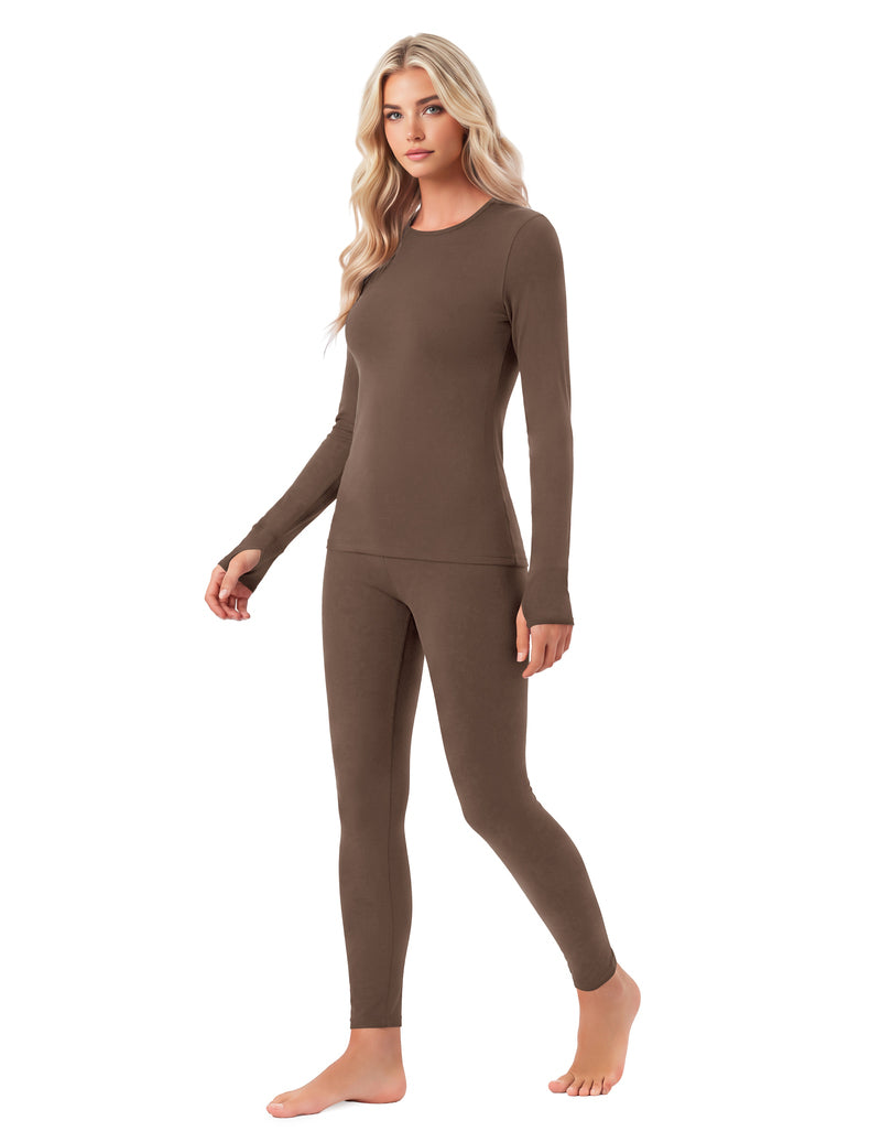 ekouaer-thermal-set-3er-fleece-rundhals-schwarz image 4
