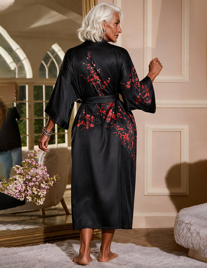 ekouaer-robes-kimono-morgenmantel-negligee-set-bestickt image 4