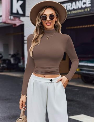 ekouaer-thermals-rollkragen-shirt-damen-thermoshirt-langarm image 7