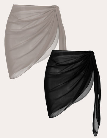 ekouaer-swimwear-versatile-strandpareo-chiffon-2er-pack-leicht image 5