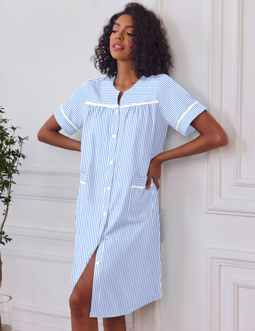 ekouaer-nightgowns-button-down-hauskleid-mit-taschen image 7