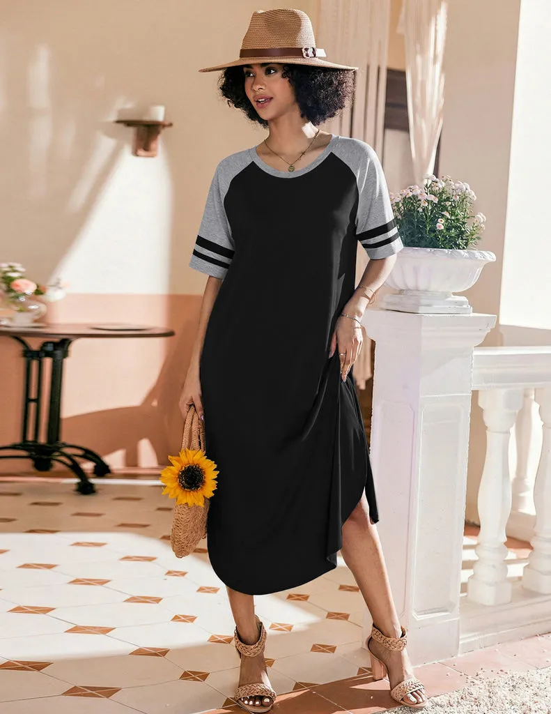 ekouaer-nightgowns-cotton-nachthemd-lang-plus-size image 1