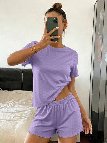 ekouaer-pajama-sets-crop-top-shorts-schlafanzug-kurz-rippstrick image 8