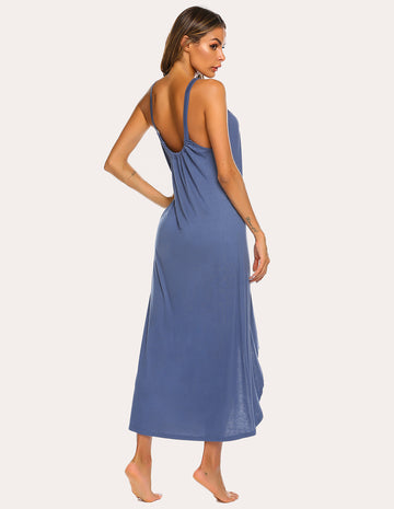 ekouaer-nightgowns-cotton-irregular-hem-nachthemd-viskose-lang image 5