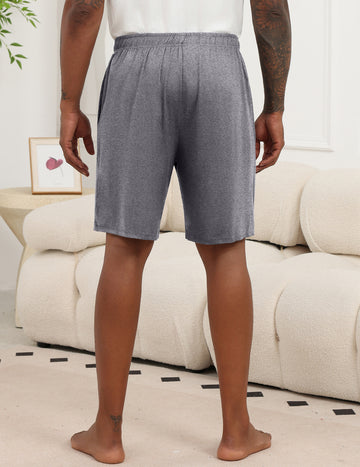 ekouaer-men-pyjama-shorts-2er-pack-elastischer-bund image 7