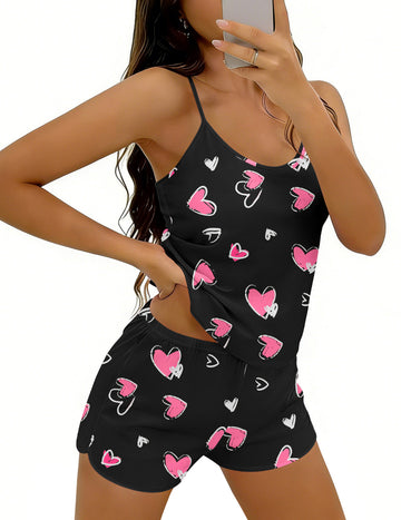 ekouaer-pajama-sets-cami-pyjama-top-und-shorts image 4