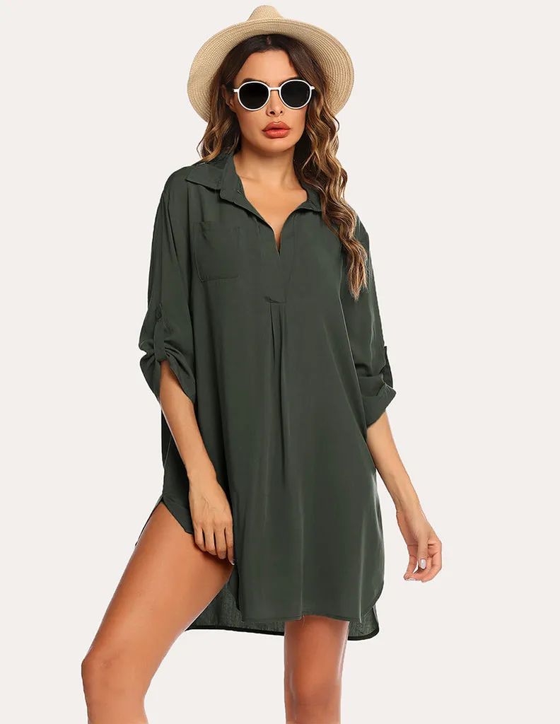 ekouaer-bikini-cover-up-strandkleid-berwurf image 1