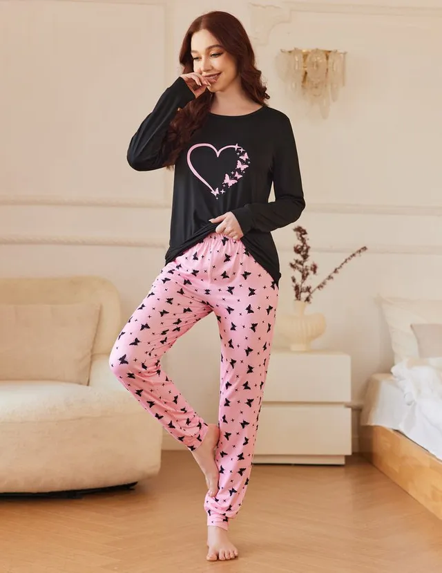 ekouaer-pajama-sets-2-piece-plaid-pjs-schlafanzug-karo-2-teilig image 1