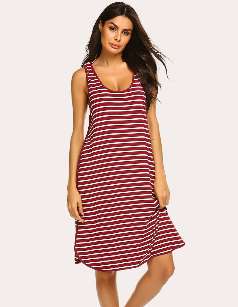 ekouaer-maternity-stillnachthemd-damen-rmellos-rayon-druckknopf image 1