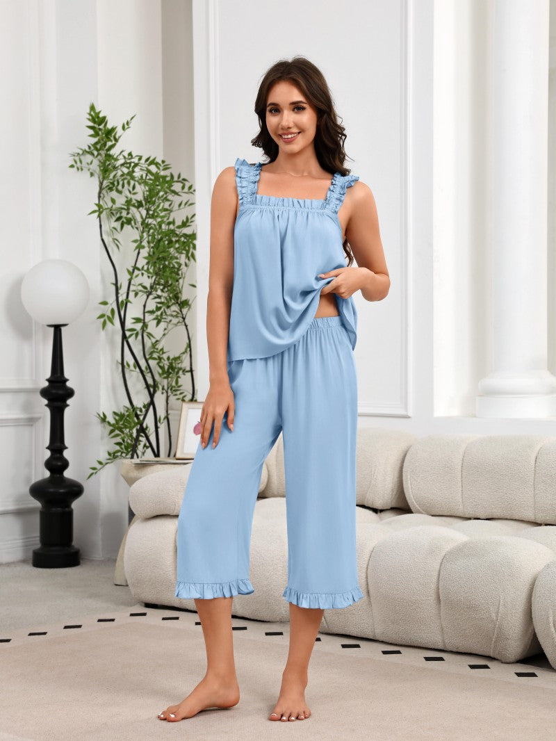 ekouaer-pajama-sets-r-schen-schlafanzug-hellblau-rmellos image 6