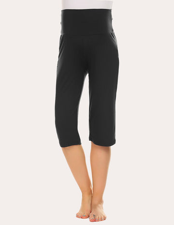 ekouaer-maternity-capri-umstandshose-3-4-bauchband image 3