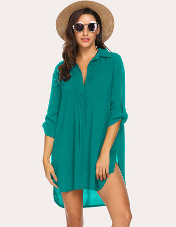ekouaer-swimwear-bikini-cover-up-strandkleid-leicht image 7