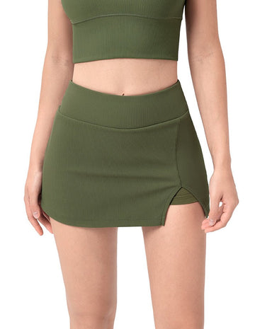 ekouaer-nightgowns-sportrock-mit-schlitz-elastisch-kurz image 5