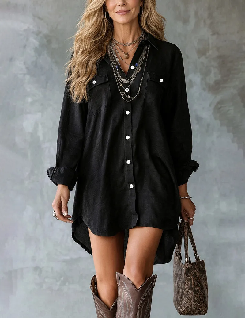 ekouaer-nightgowns-hemdkleid-langarm-taschen image 1
