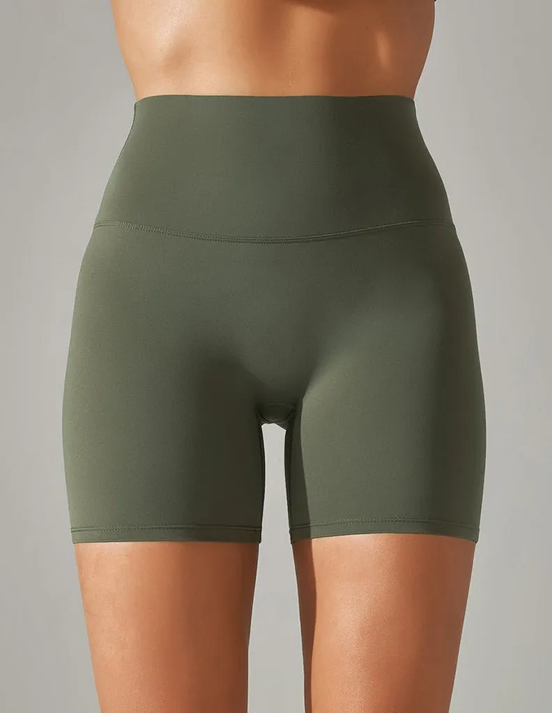 ekouaer-pajama-sets-yoga-shorts-high-waist-stretch image 1
