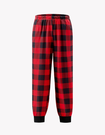 ekouaer-pajama-sets-jungen-jogger-schlafhose-karo image 3