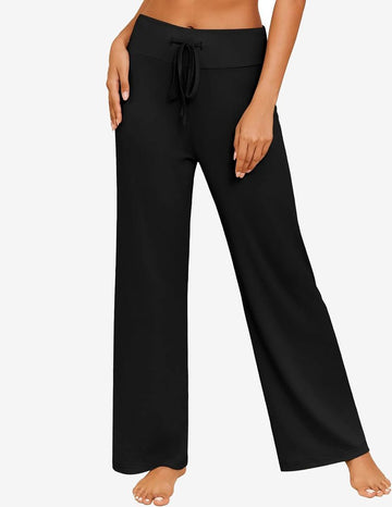 ekouaer-pajama-sets-pyjamahose-wide-leg-high-waist image 7