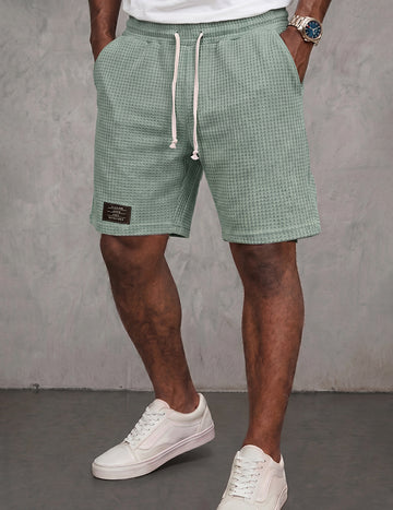ekouaer-men-waffle-shorts-herren-waffelstruktur-mit-taschen image 7