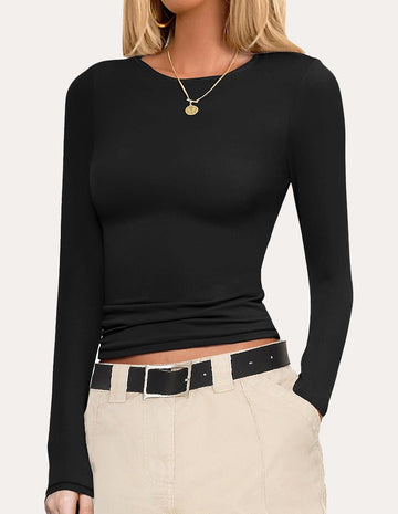 ekouaer-thermals-basic-thermal-top-thermoshirt-slim-fit-langarm image 3