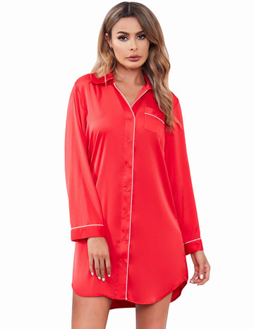 ekouaer-nightgowns-boyfriend-satin-nachthemd-langarm image 4
