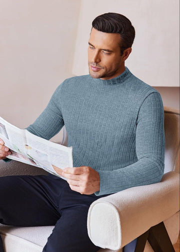 ekouaer-men-rollkragen-shirt-langarm-gerippt image 3