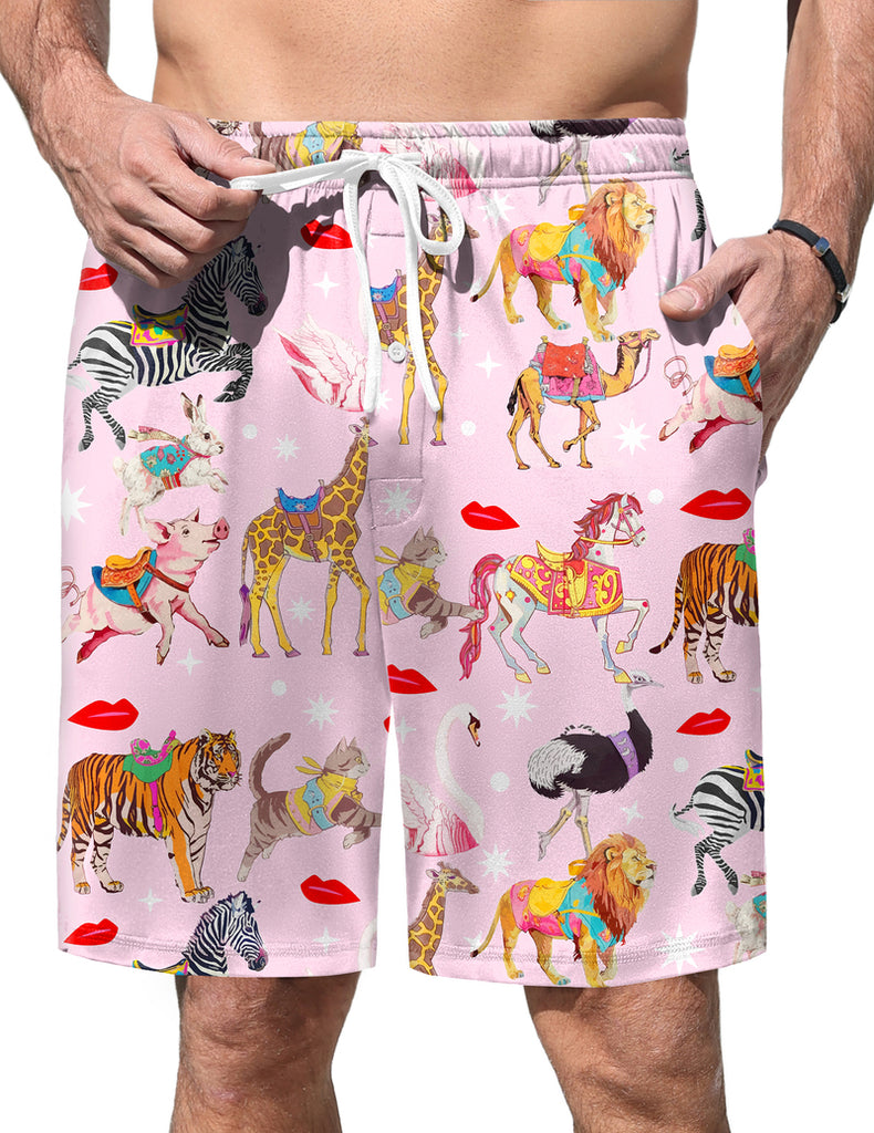 ekouaer-men-schlafshorts-mit-gummibund-atmungsaktiv image 1