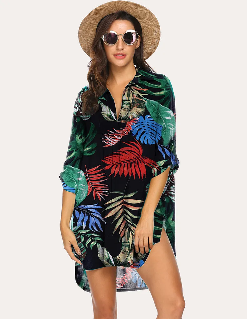 ekouaer-swimwear-bikini-cover-up-strandkleid-h-keloptik image 1