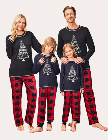 ekouaer-pajama-sets-familienpyjama-langarm-mit-print image 3
