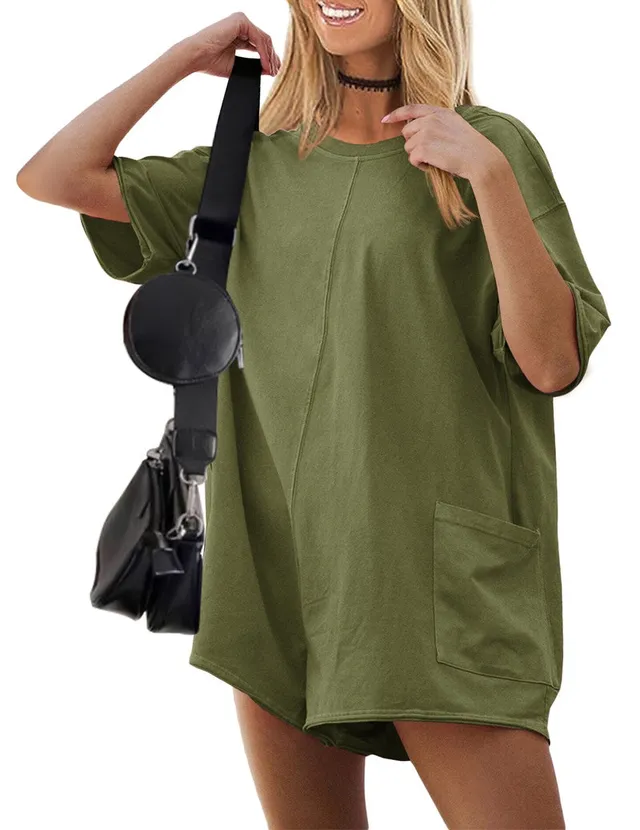 ekouaer-jumpsuits-overall-wende-romper-taschen-schwarz-s image 1