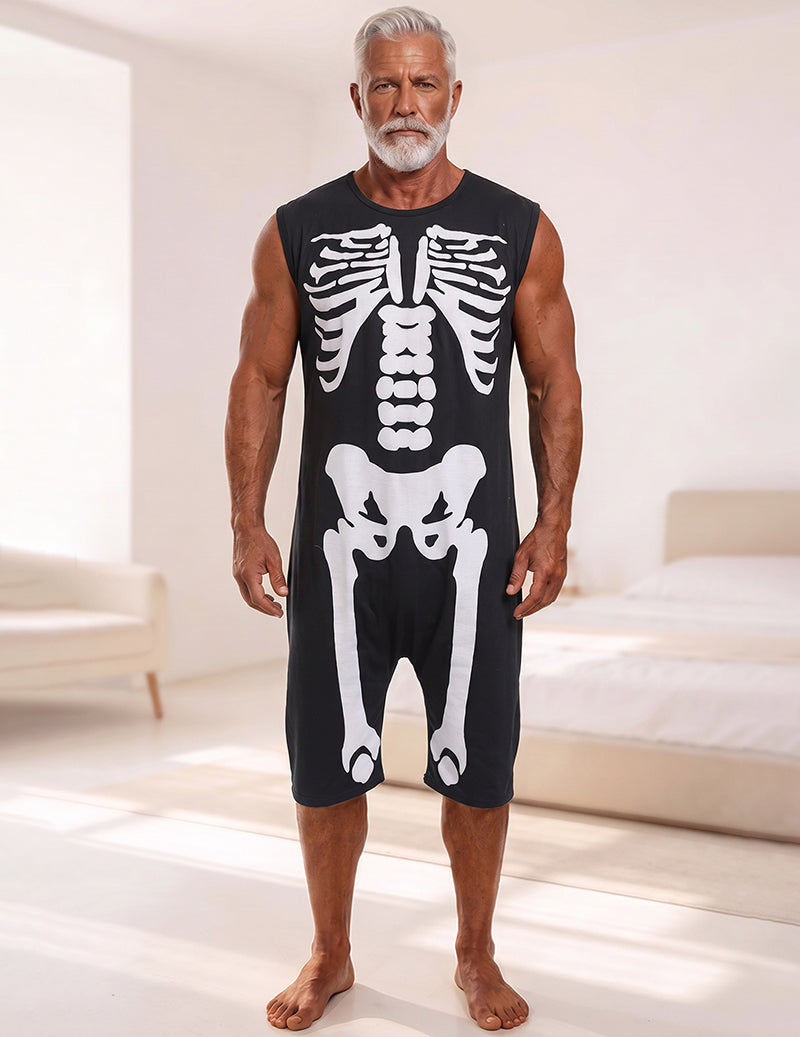 ekouaer-men-spider-web-romper-herren-halloween image 6