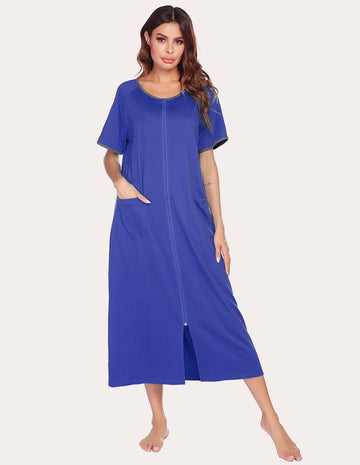 ekouaer-pajama-sets-loungewear-overall-taschen-kurzarm image 7