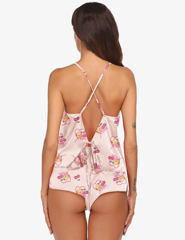 ekouaer-teddy-satin-cami-schlafanzug-shorts-mit-tr-gern image 5