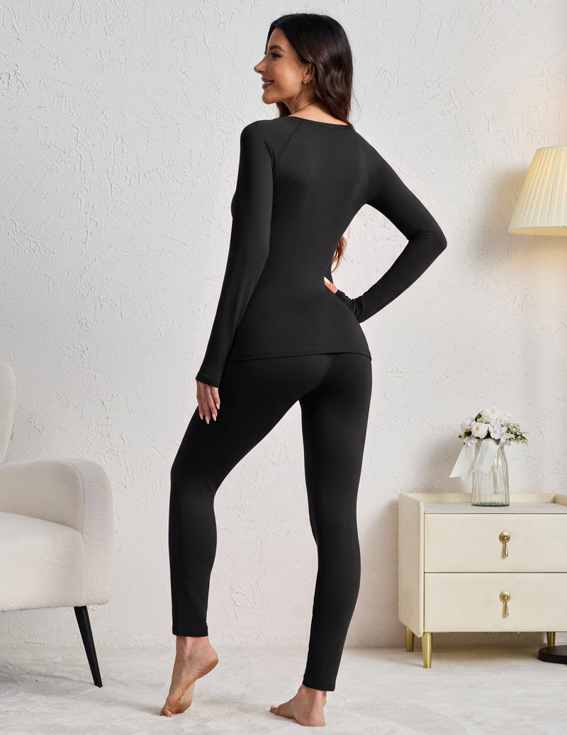 ekouaer-thermals-damen-thermoset-langarm-fleece image 2