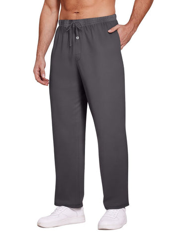 ekouaer-men-pyjamahose-karo-lang-mit-taschen image 7