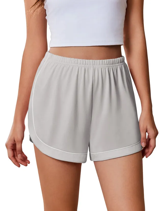 ekouaer-pajama-sets-lounge-shorts-mit-schlitz-sommer image 1