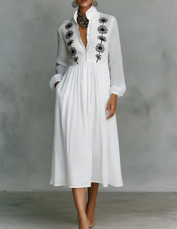 ekouaer-nightgowns-hemdkleid-wei-midi-stickerei image 3