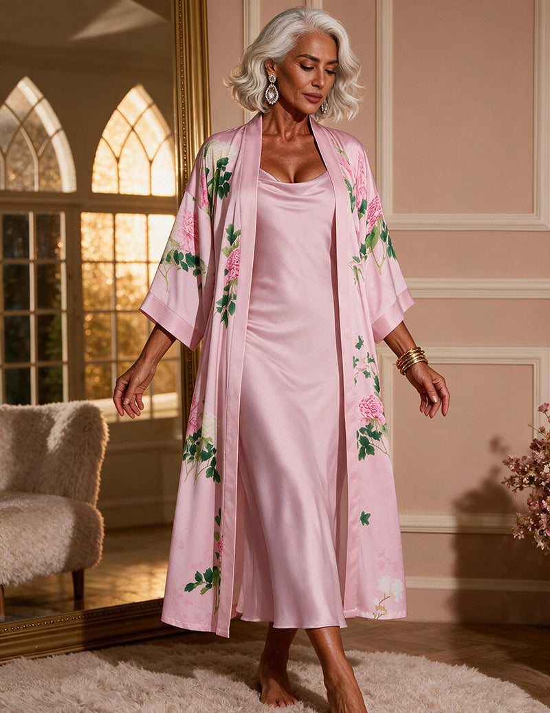 ekouaer-robes-satin-set-celestial-palace-kimono-nachthemd image 4