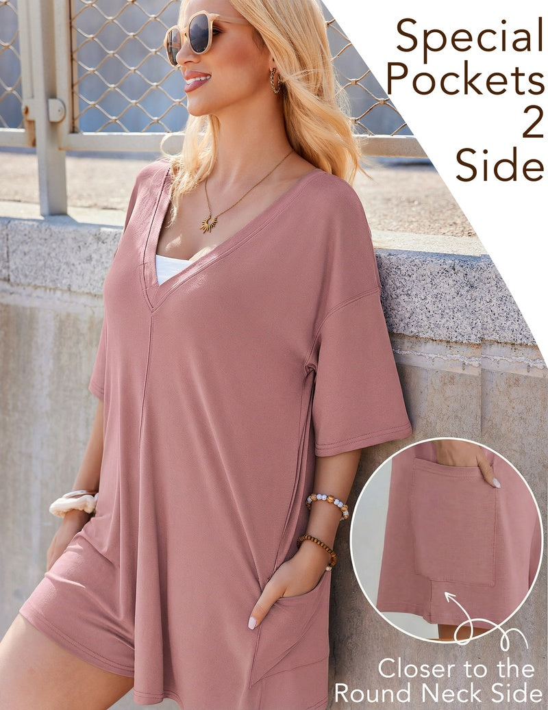 ekouaer-jumpsuits-overall-wende-romper-taschen-schwarz-s image 6