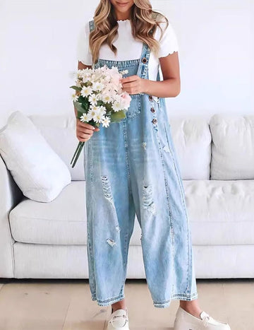 ekouaer-jumpsuits-jeans-latzhose-weit-hellblau image 7