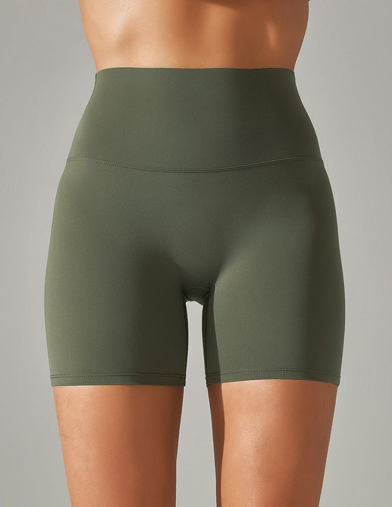 ekouaer-pajama-sets-yoga-shorts-high-waist-stretch image 1