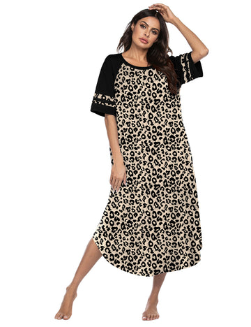 ekouaer-nightgowns-cotton-nachthemd-lang-plus-size image 3
