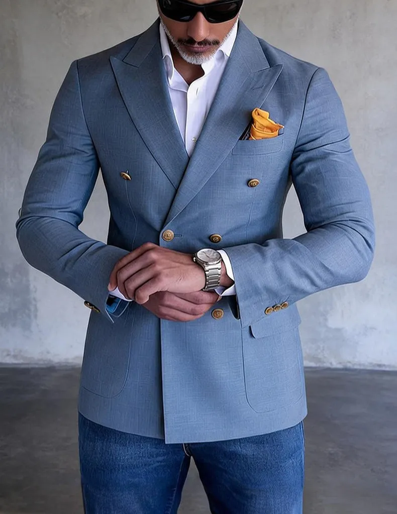 ekouaer-men-double-breasted-blazer-herren-zweireihig-lila image 1