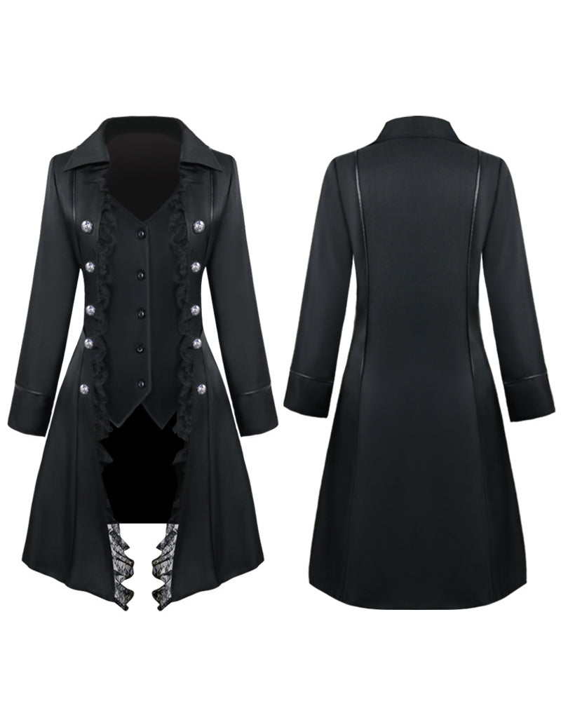 ekouaer-gothic-victorian-kost-mjacke-spitze-asymmetrisch image 4