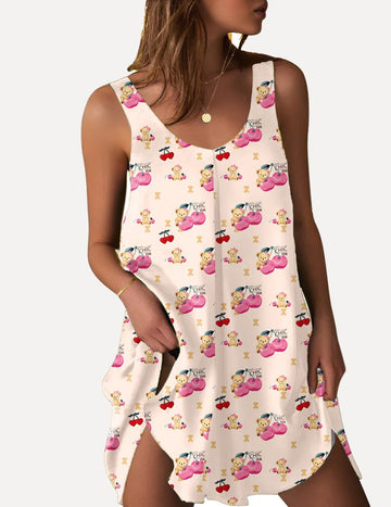 ekouaer-teddy-sleeveless-satin-nachthemd-v-ausschnitt image 3