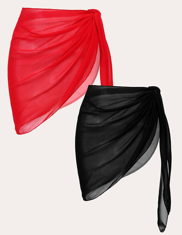 ekouaer-swimwear-versatile-strandpareo-chiffon-2er-pack-leicht image 7