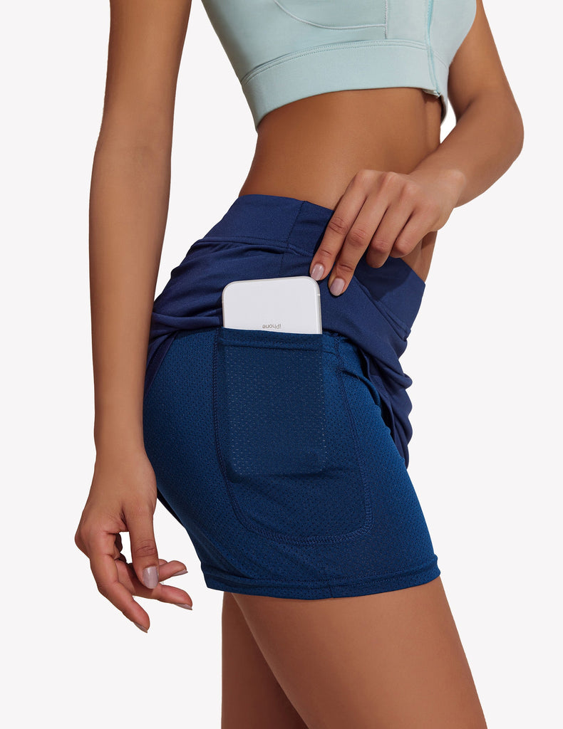 ekouaer-golf-skort-sportrock-mit-innenshorts-und-taschen image 1
