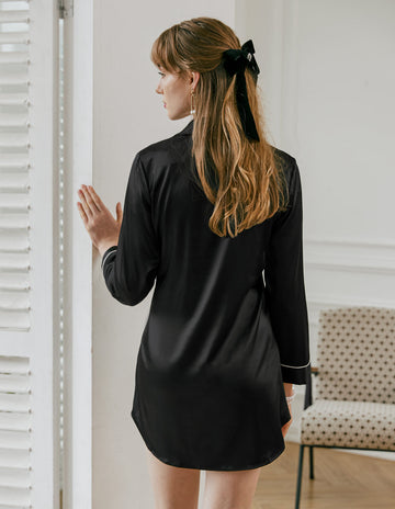 ekouaer-nightgowns-boyfriend-satin-nachthemd-langarm image 8