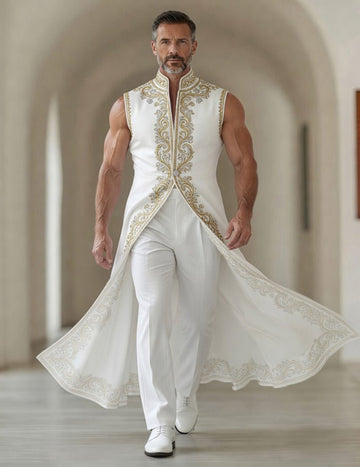 ekouaer-men-paisley-tailcoat-weste-wei-rmellos-stehkragen image 7