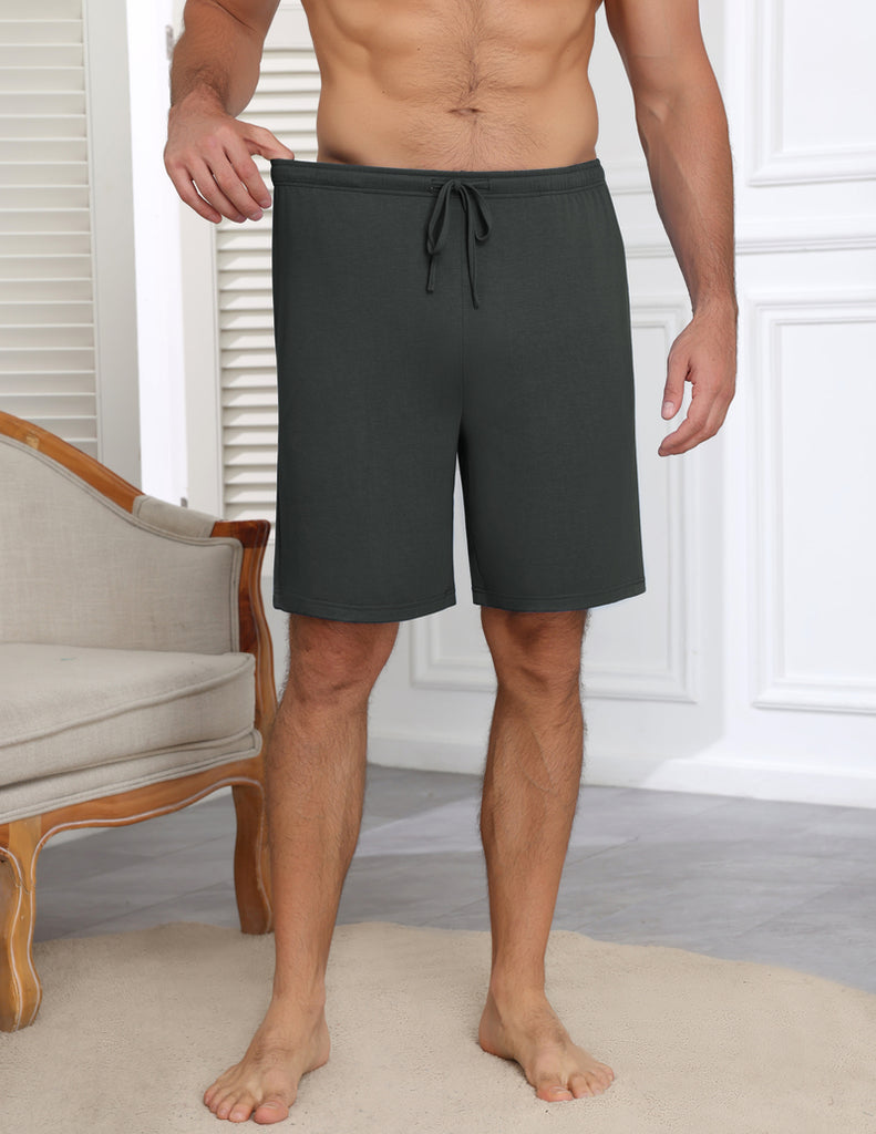 ekouaer-pyjama-shorts-herren-bambus-atmungsaktiv image 1